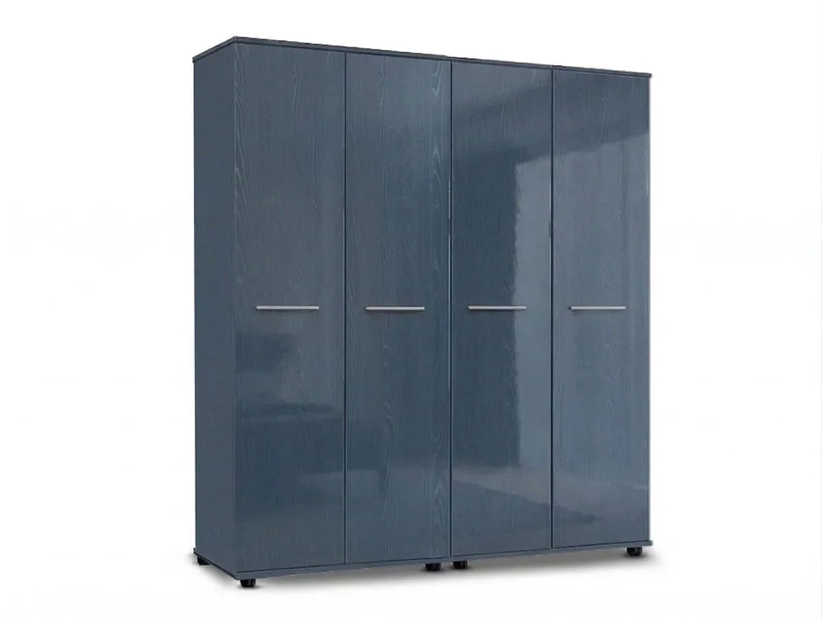 ASC ASC Venice Gloss 4 Door Wardrobe (Assembled)