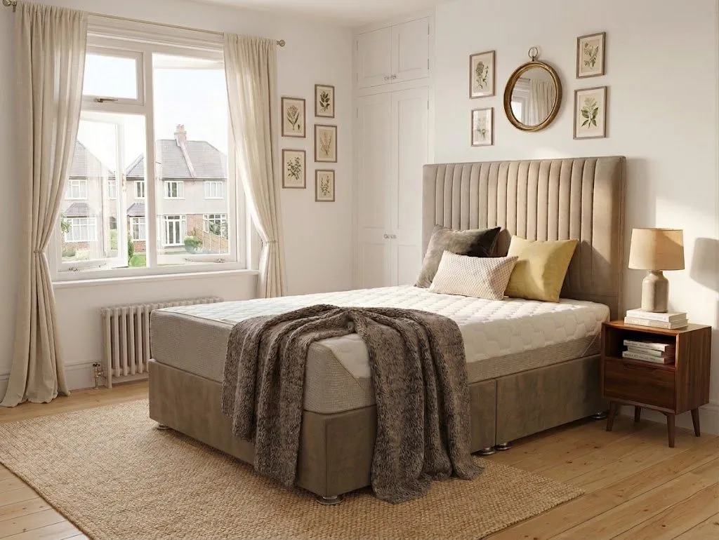 ASC ASC Juliette Memory Ortho Pocket 1000 Lunar Divan Bed