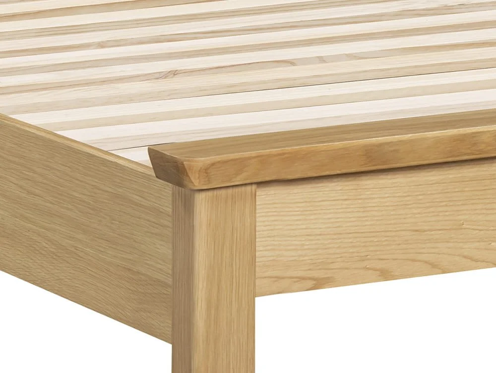 ASC ASC Elgin Light Oak Wooden Bed Frame