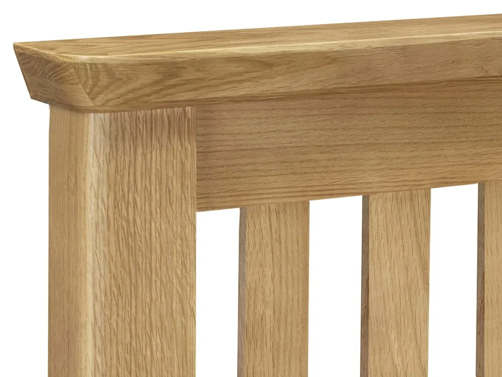 ASC ASC Elgin Light Oak Wooden Bed Frame