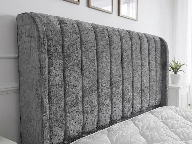 ASC ASC Finley Grey Fabric Ottoman Bed Frame