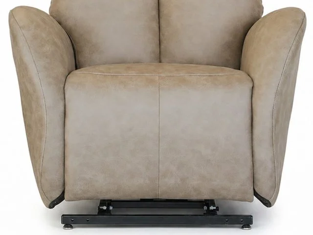 PICK4U PICK4U Windsor Dual Motor Taupe Faux Leather Riser Recliner Chair