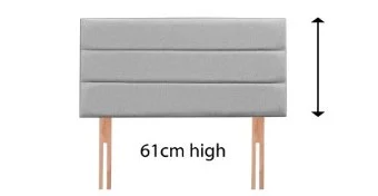 Flexisleep Clearance - Flexisleep Gel Ortho 3ft Electric Adjustable Bed in Graceland Cream with Matching Norfolk Strutted Headboard