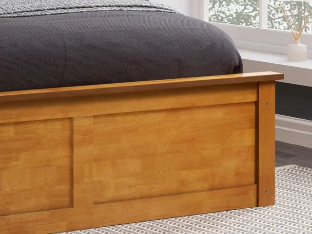 ASC ASC Serena Oak Wooden Ottoman Bed Frame