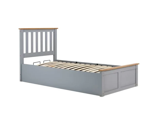 ASC ASC Serena Stone Grey Wooden Ottoman Bed Frame