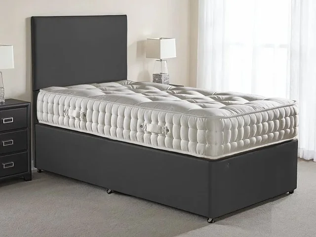 Deluxe Deluxe Natural Touch Tufted Pocket 1500 Extra Long Divan Bed