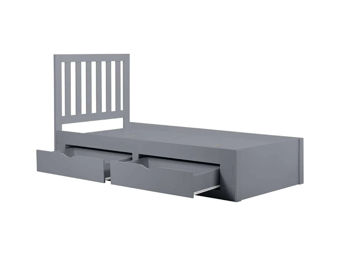 Birlea Birlea Appleby Grey Wooden 4 Drawer Storage Bed Frame