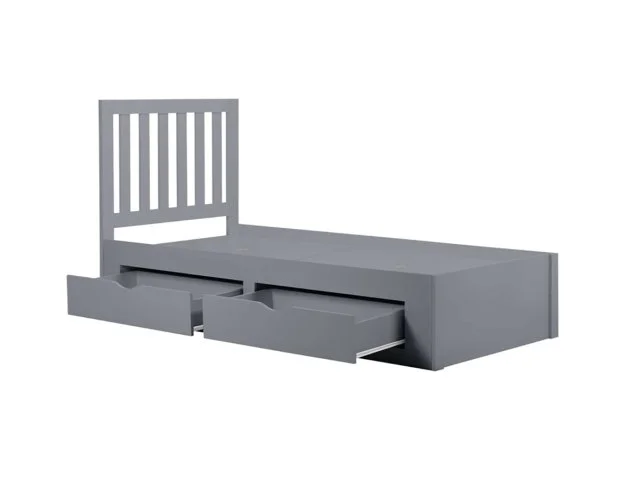 Birlea Birlea Appleby Grey Wooden 4 Drawer Storage Bed Frame
