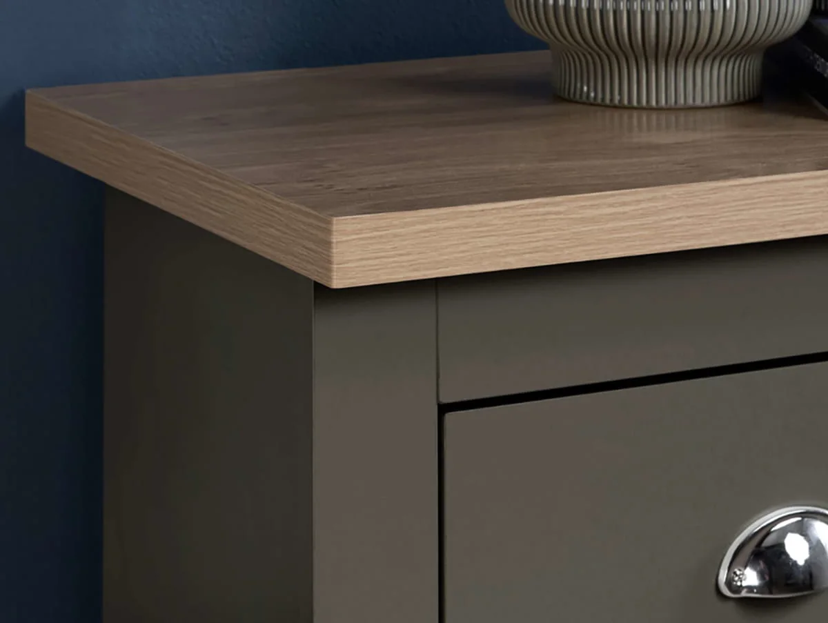 Birlea Birlea Highgate Dark Grey and Oak Effect 4 Drawer Chest