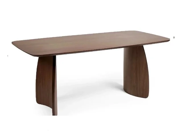 Julian Bowen Clearance - Julian Bowen Artemis 180cm Walnut Wooden Dining Table