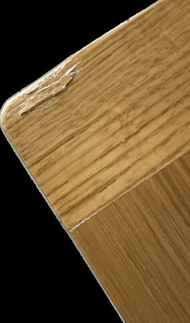 Julian Bowen Clearance - Julian Bowen Mallory Oak 3 Drawer Bedside Table
