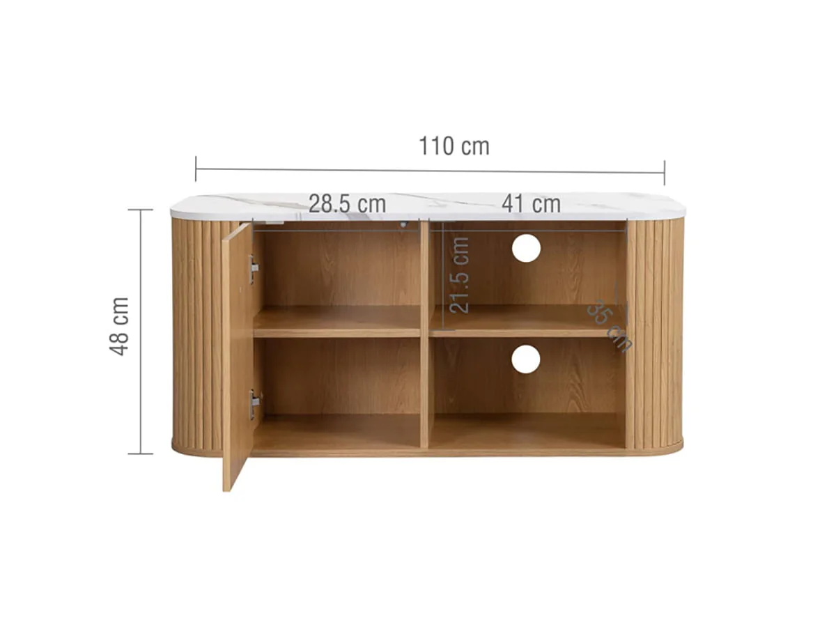 Birlea Birlea Russo Oak Small TV Unit