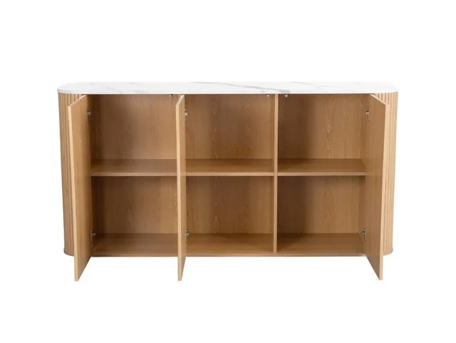 Birlea Birlea Russo Oak 3 Door Sideboard