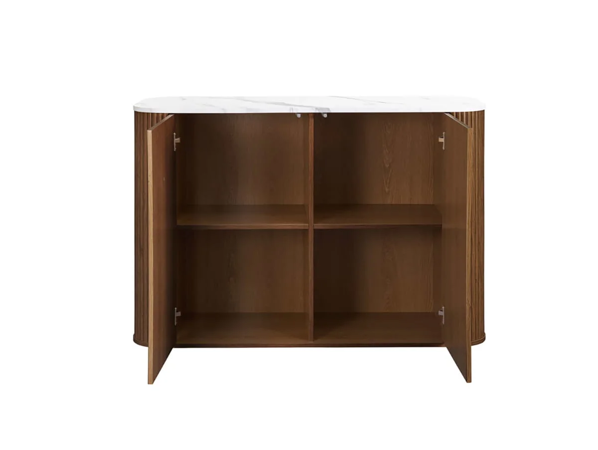 Birlea Birlea Russo Walnut 2 Door Sideboard