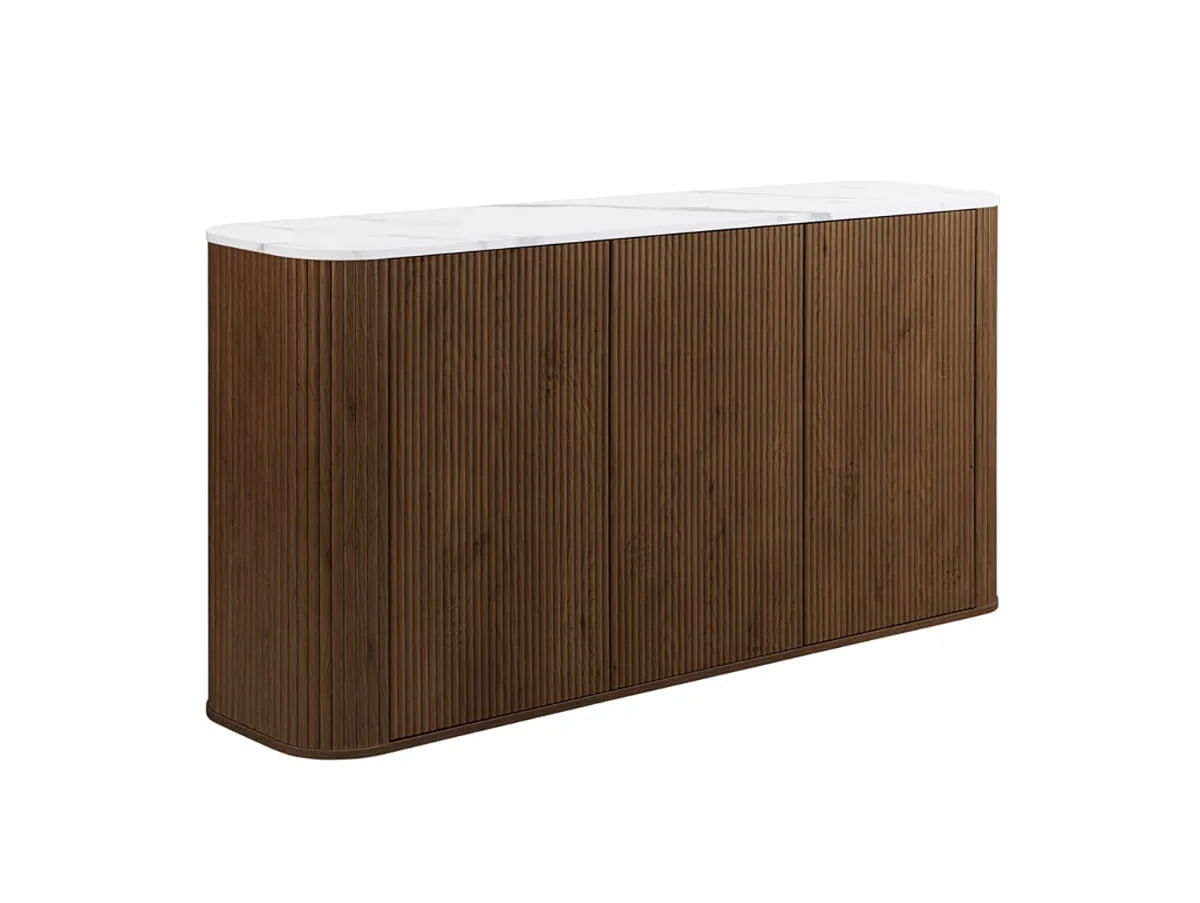 Birlea Birlea Russo Walnut 3 Door Sideboard