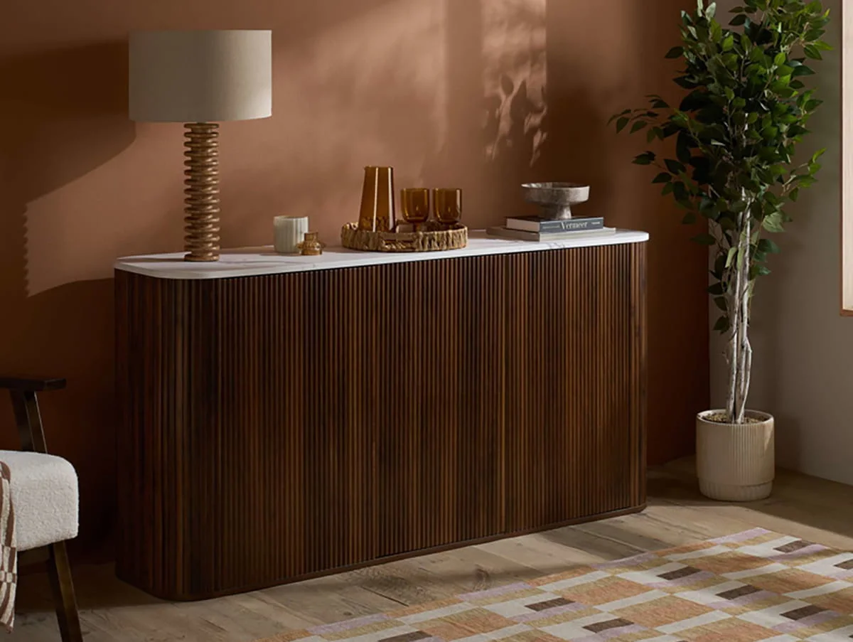 Birlea Birlea Russo Walnut 3 Door Sideboard