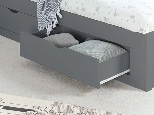 Birlea Birlea Appleby Grey Wooden 4 Drawer Storage Bed Frame