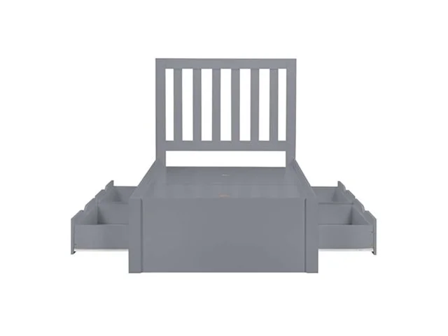 Birlea Birlea Appleby Grey Wooden 4 Drawer Storage Bed Frame