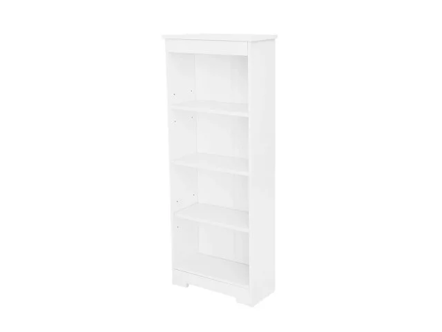 Core Core Erin White Low Narrow Bookcase