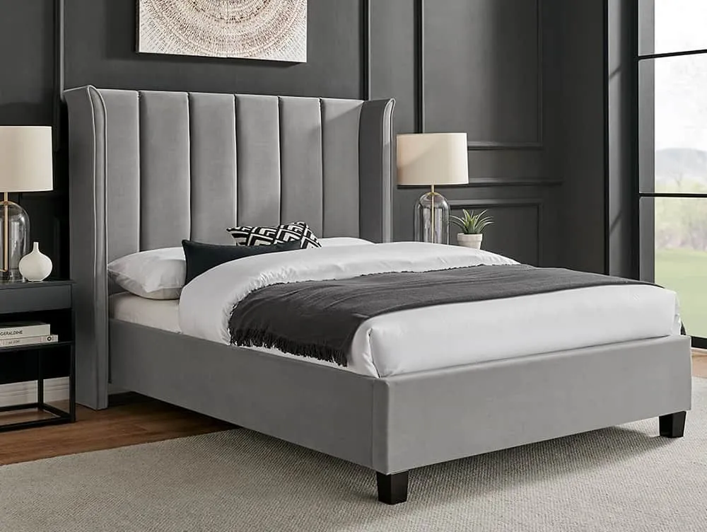 Limelight Clearance - Limelight Sirius Silver Fabric Bed Frame