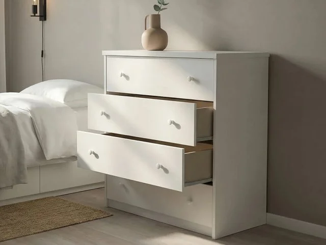Core Core Erin White 4 Drawer Chest of Drawers