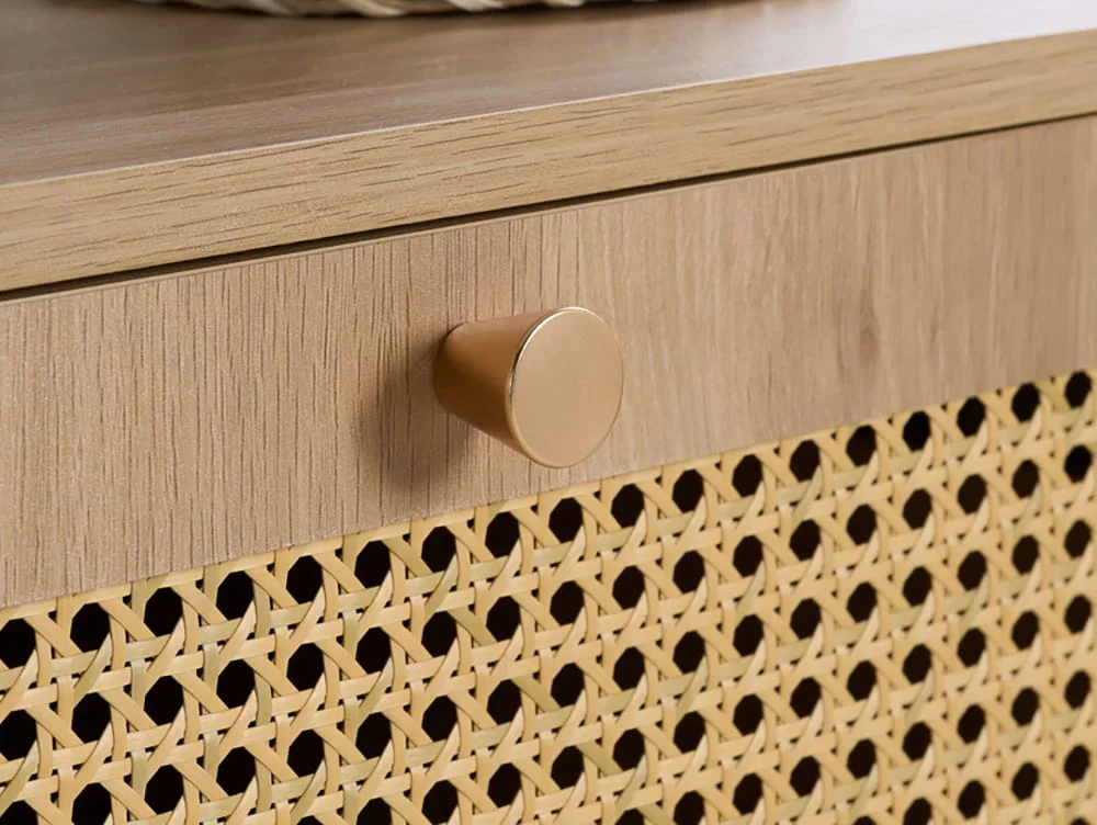 Birlea Birlea Croxley Rattan and Oak Coffee table