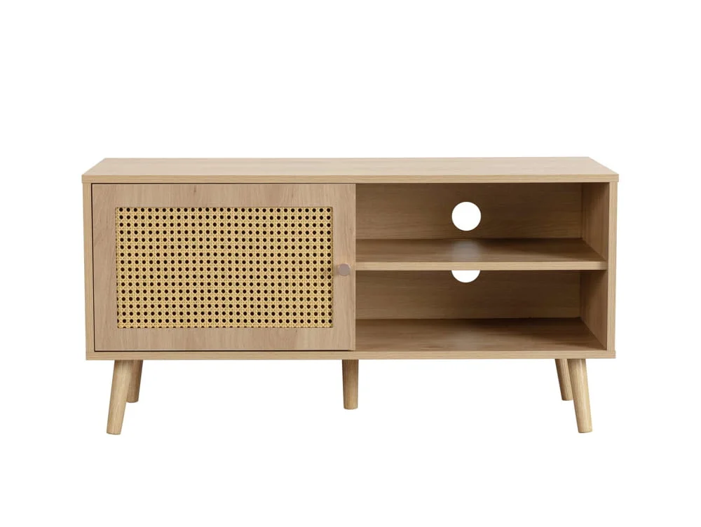 Birlea Birlea Croxley Rattan and Oak Small TV Unit