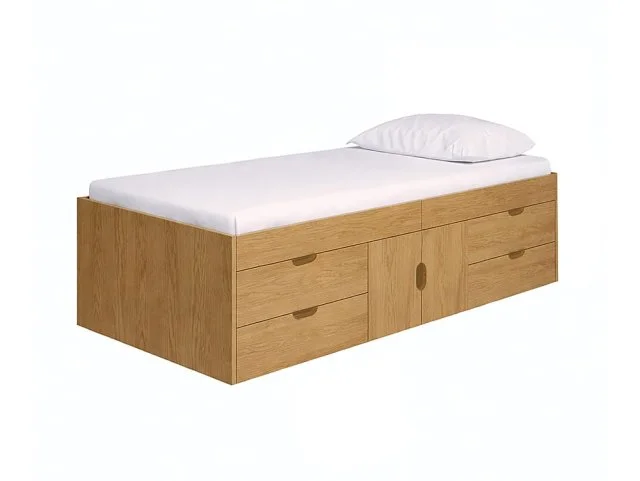 Kidsaw Kidsaw Captains Oak Cabin Bed Frame
