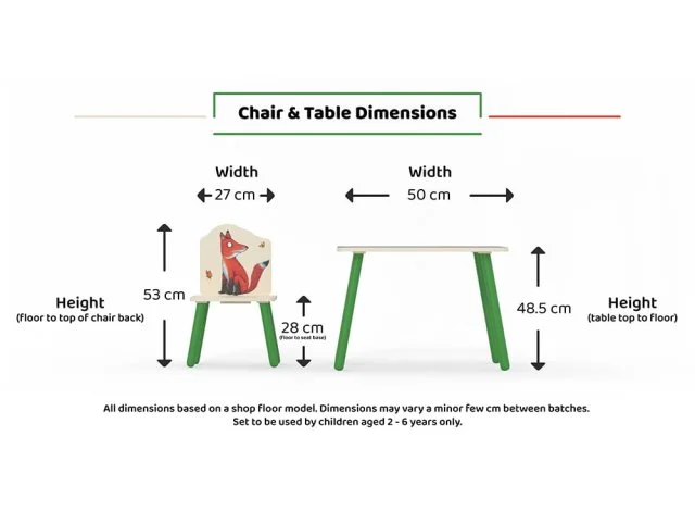 Kidsaw Kidsaw Gruffalo Table and Chairs