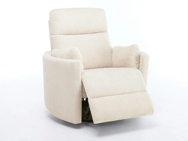 Kidsaw Kidsaw Hampshire Beige Fabric Power Recliner Chair