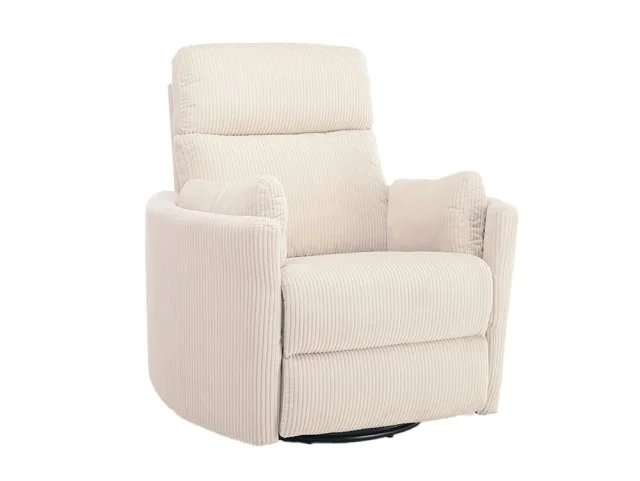 Kidsaw Kidsaw Hampshire Beige Fabric Power Recliner Chair