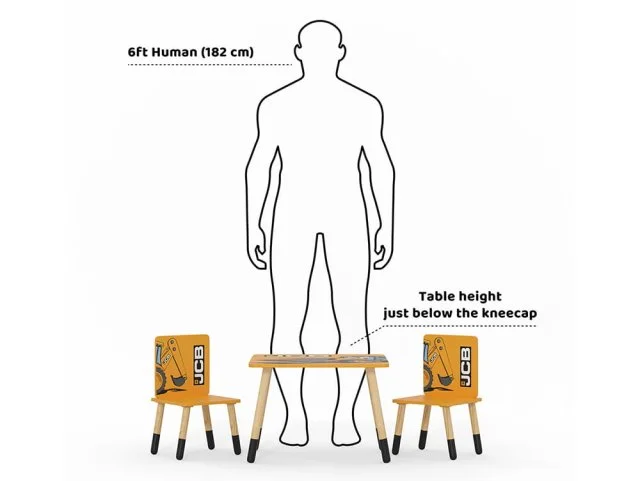 Kidsaw Kidsaw JCB Table and Chairs