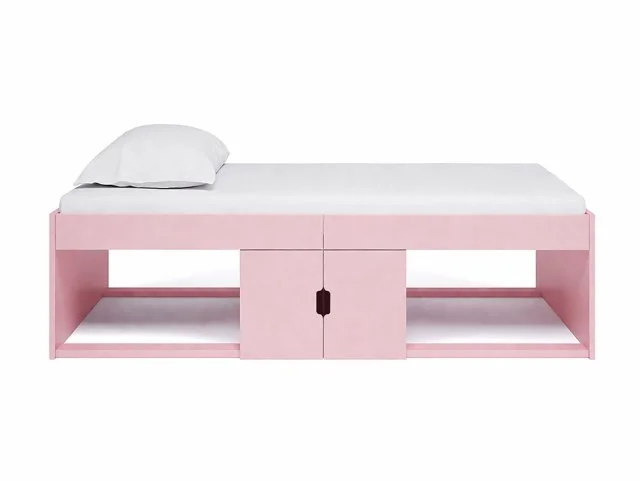 Kidsaw Kidsaw Low Cabin Pink Bed Frame