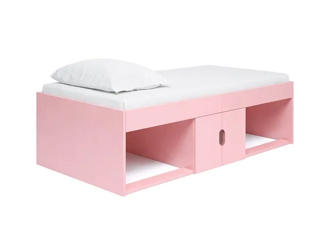 Kidsaw Kidsaw Low Cabin Pink Bed Frame