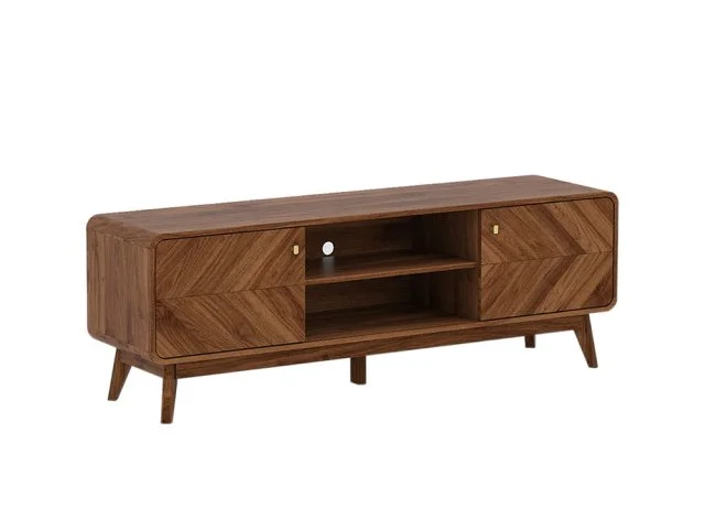 Kidsaw Kidsaw Petra Walnut 2 Door  TV Cabinet