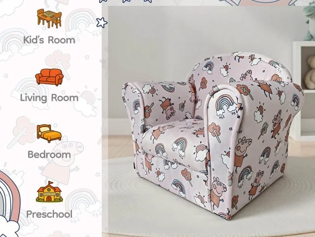 Kidsaw Kidsaw Peppa Pig Pink Children's Mini Chair