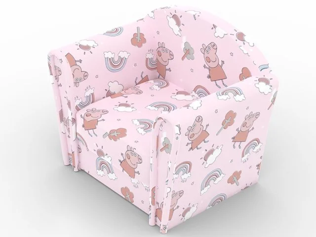 Kidsaw Kidsaw Peppa Pig Pink Children's Mini Chair