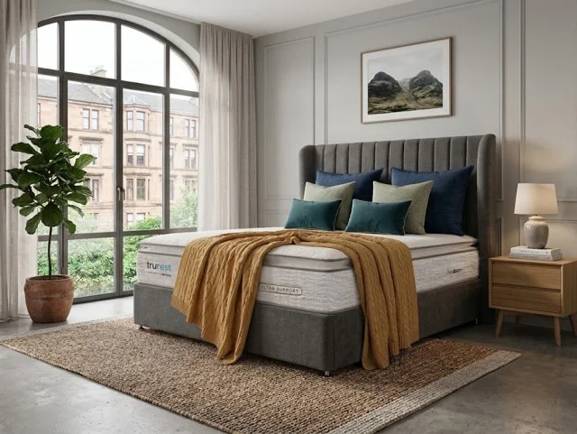 Trurest Trurest Ultra Support Pocket 1000 Pillowtop Lunar Divan Bed