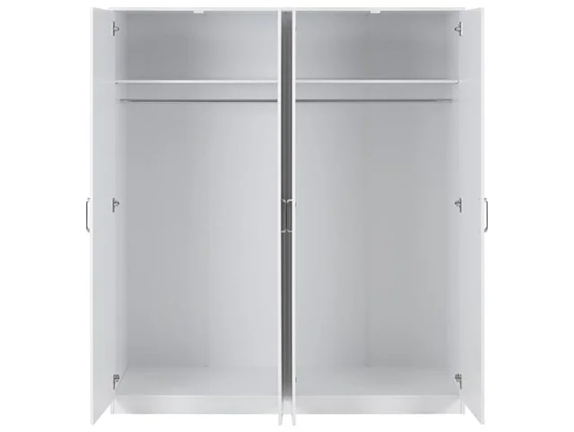 Seconique Seconique Dakota White 4 Door Wardrobe