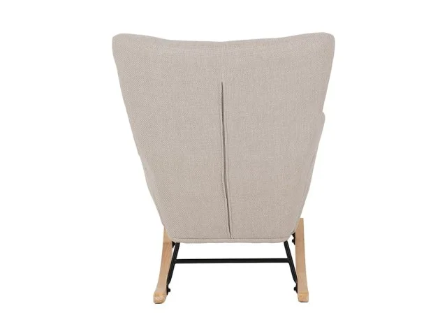 Seconique Seconique Hayden Beige Fabric Rocking Chair