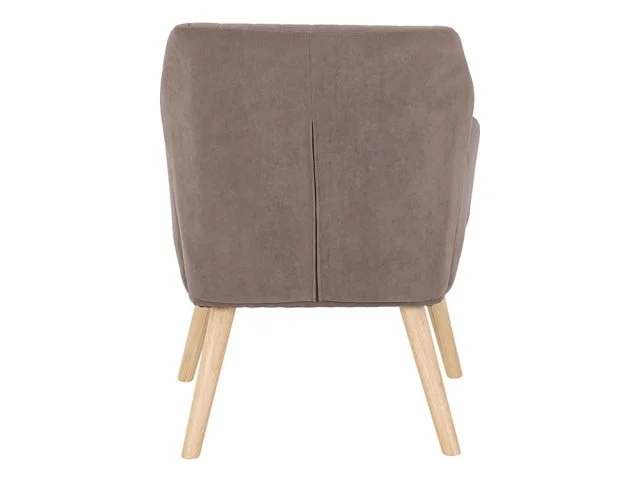 Seconique Seconique Jordan Brown Velvet Accent Chair