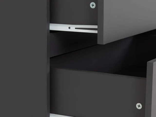 Seconique Seconique Malvern Grey 3+2 Drawer Chest of Drawers