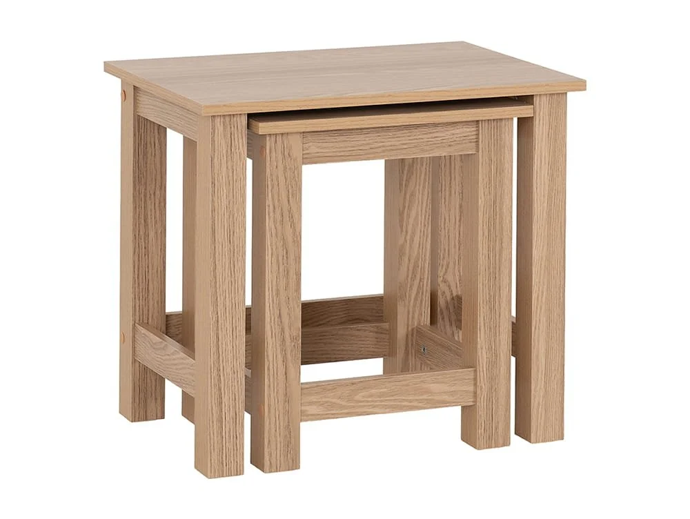 Seconique Seconique Tessa Natural Oak Nest of Tables
