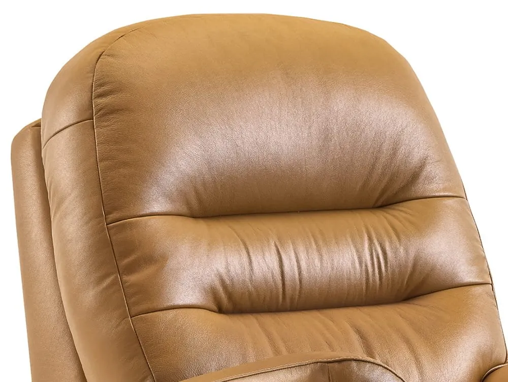 ASC ASC Boston Leather Manual Recliner Chair