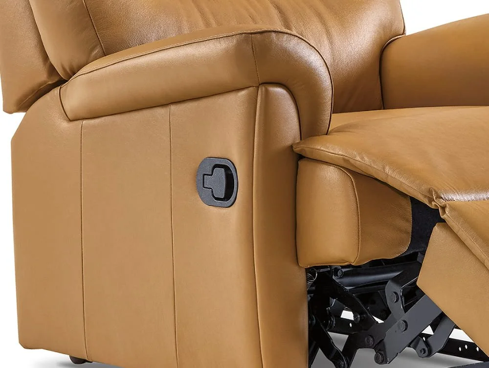 ASC ASC Boston Leather Manual Recliner Chair