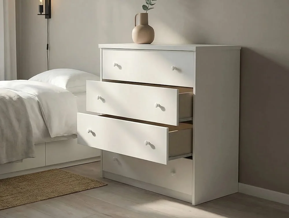 Core Core Erin White 4 Drawer Chest of Drawers