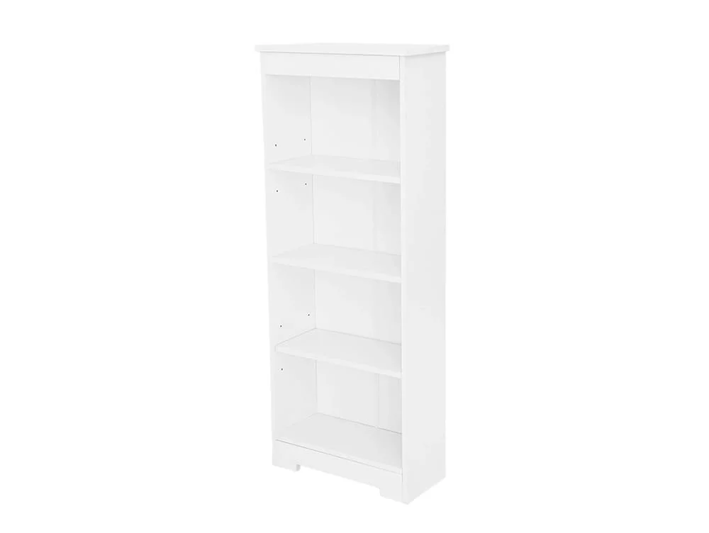 Core Core Erin White Low Narrow Bookcase