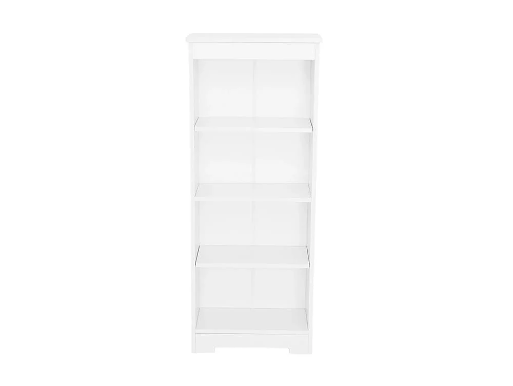 Core Core Erin White Low Narrow Bookcase