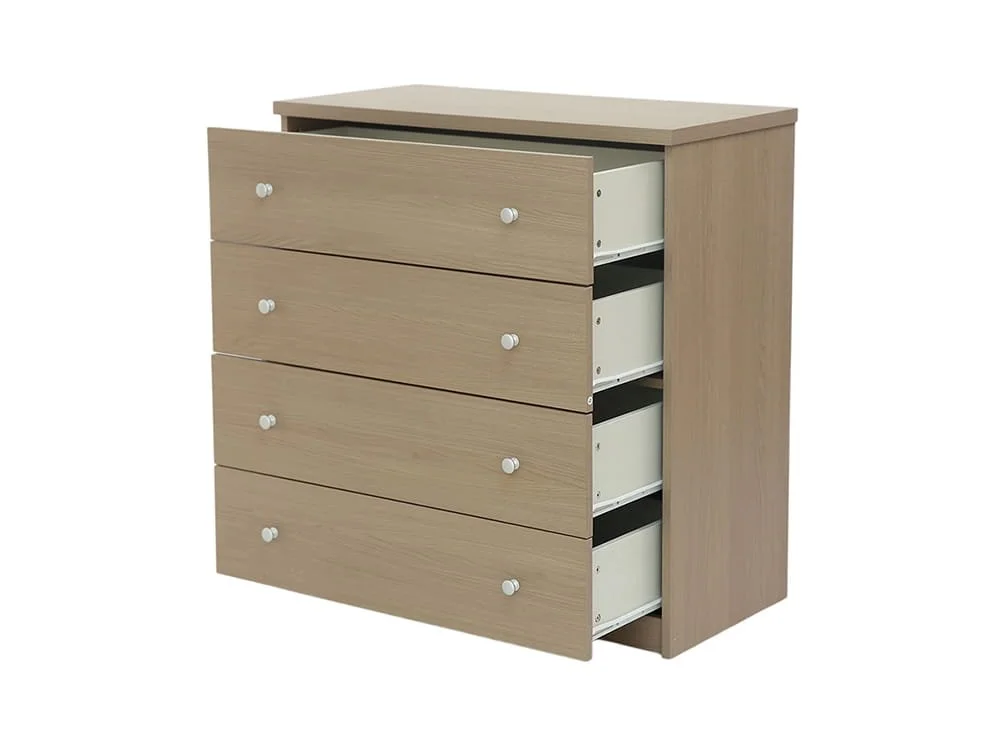 Core Core Freya Oak 4 Drawer Chest of Drawers