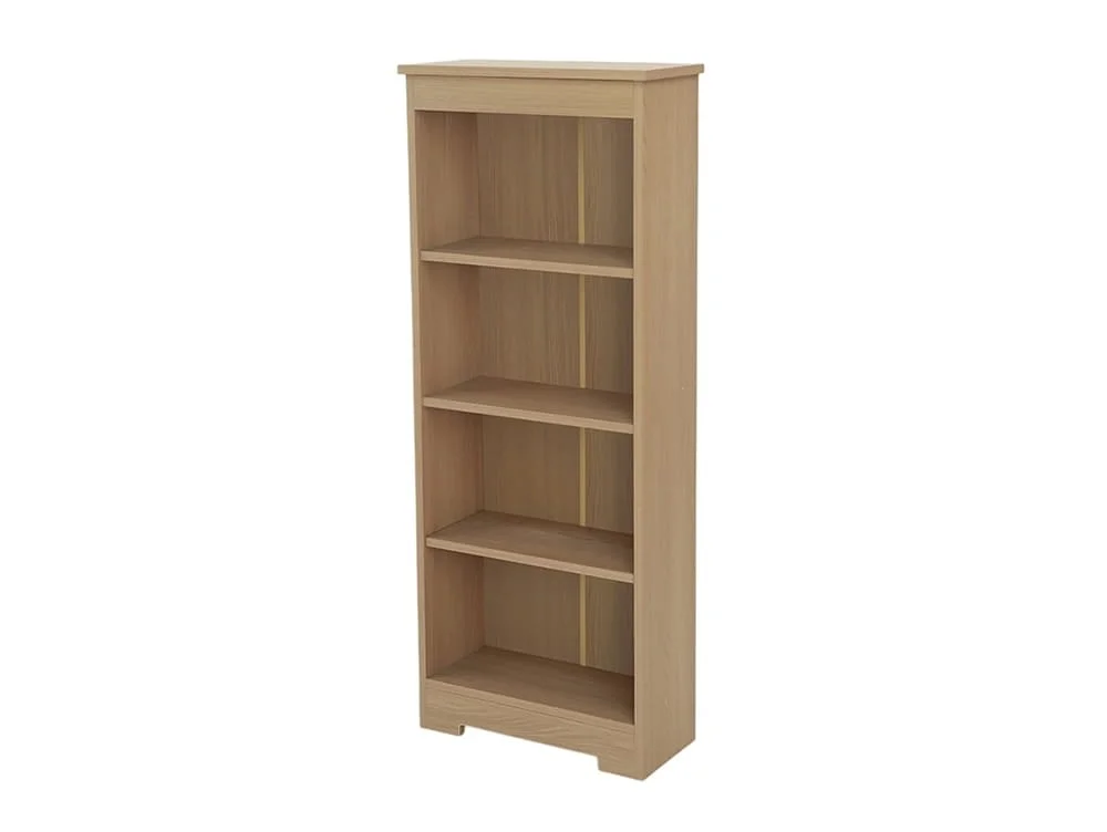 Core Core Freya Oak Low Narrow Bookcase